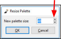 Resize Palette